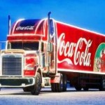 Coca-Cola Weihnachtstrucks on Tour